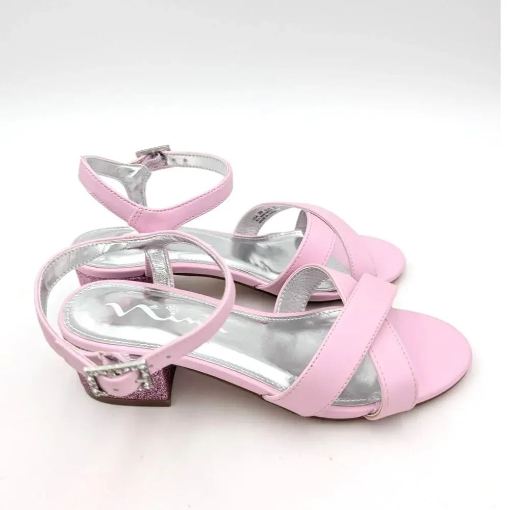Nina Kids' Valentin Ankle Strap Sandals Little Kid Pink Size US3M EU34